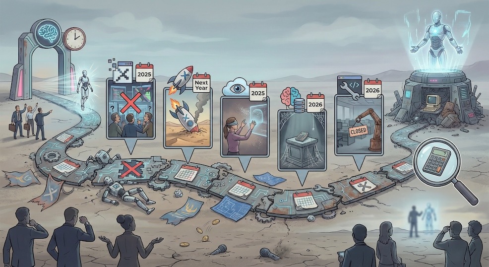 A Timeline of AI Claims That Did Not Come True